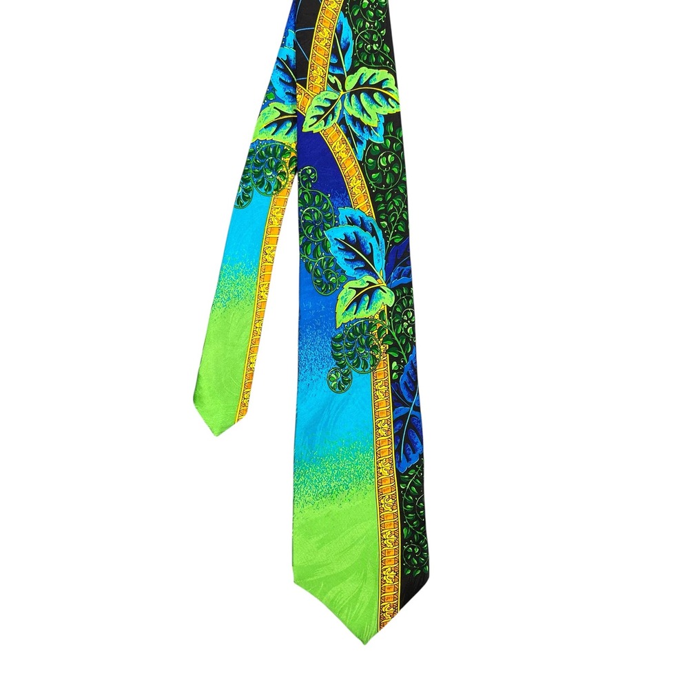 Rush Limbaugh 100% Silk Tie No Boundaries Collection Palm Tree Leaves USA Made